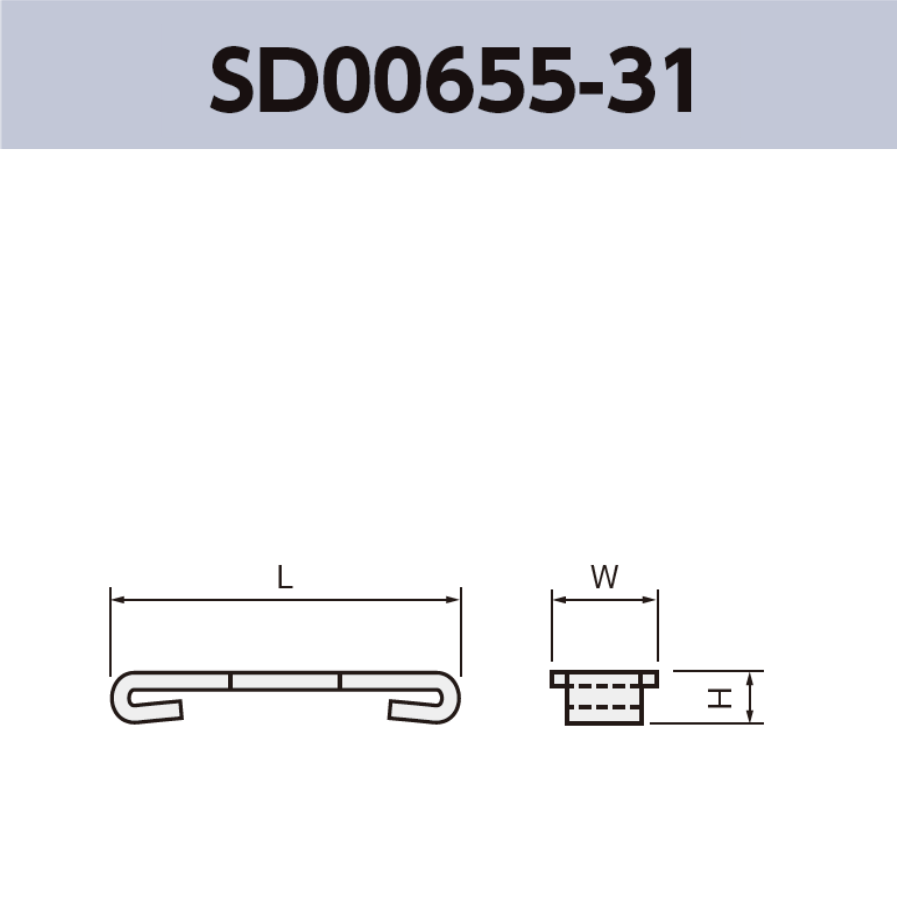 ジャンパー端子 SD00655-31 基板実装用 SMT対応 RoHS指令対応品