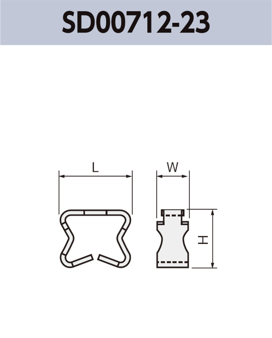 基板接続端子 SD00712-23 基板実装用 SMT対応 RoHS指令対応品