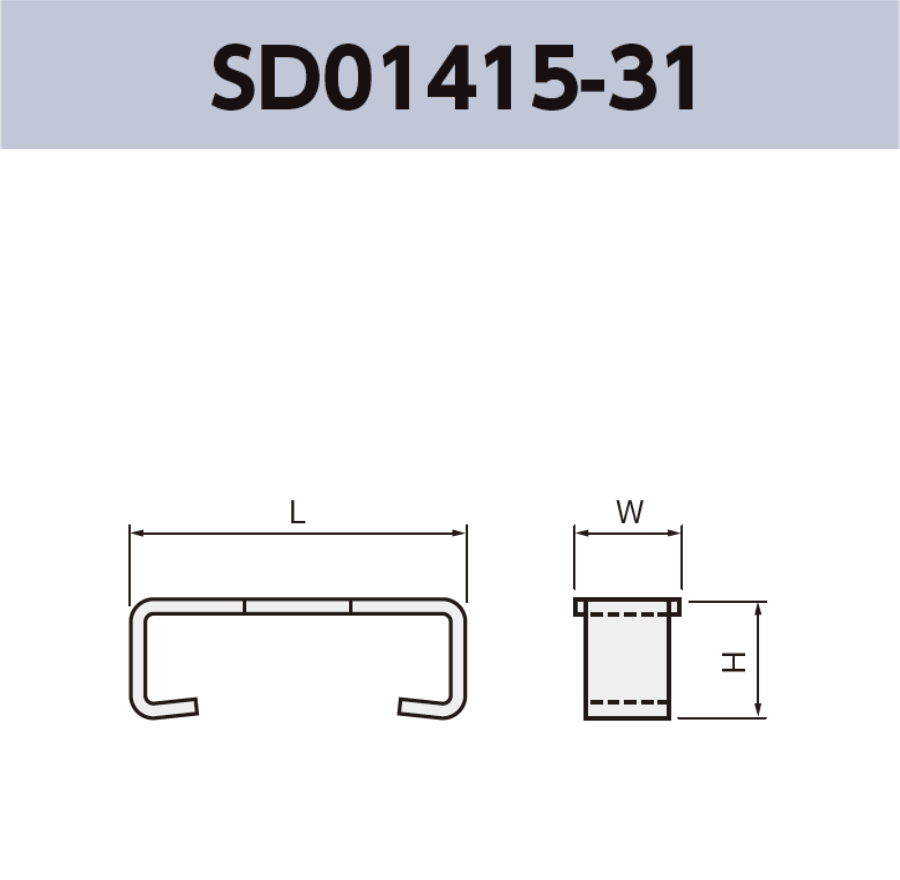ジャンパー端子 SD01415-31 基板実装用 SMT対応 RoHS指令対応品