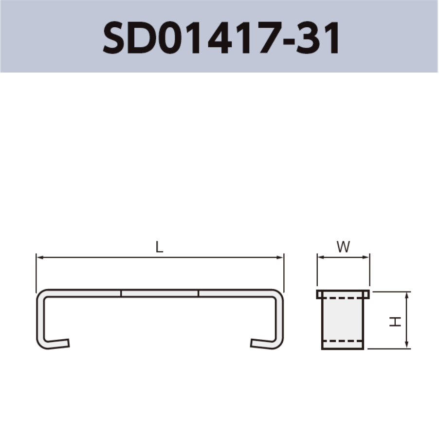 ジャンパ端子 SD01417-31 基板実装用 SMT対応 RoHS指令対応品