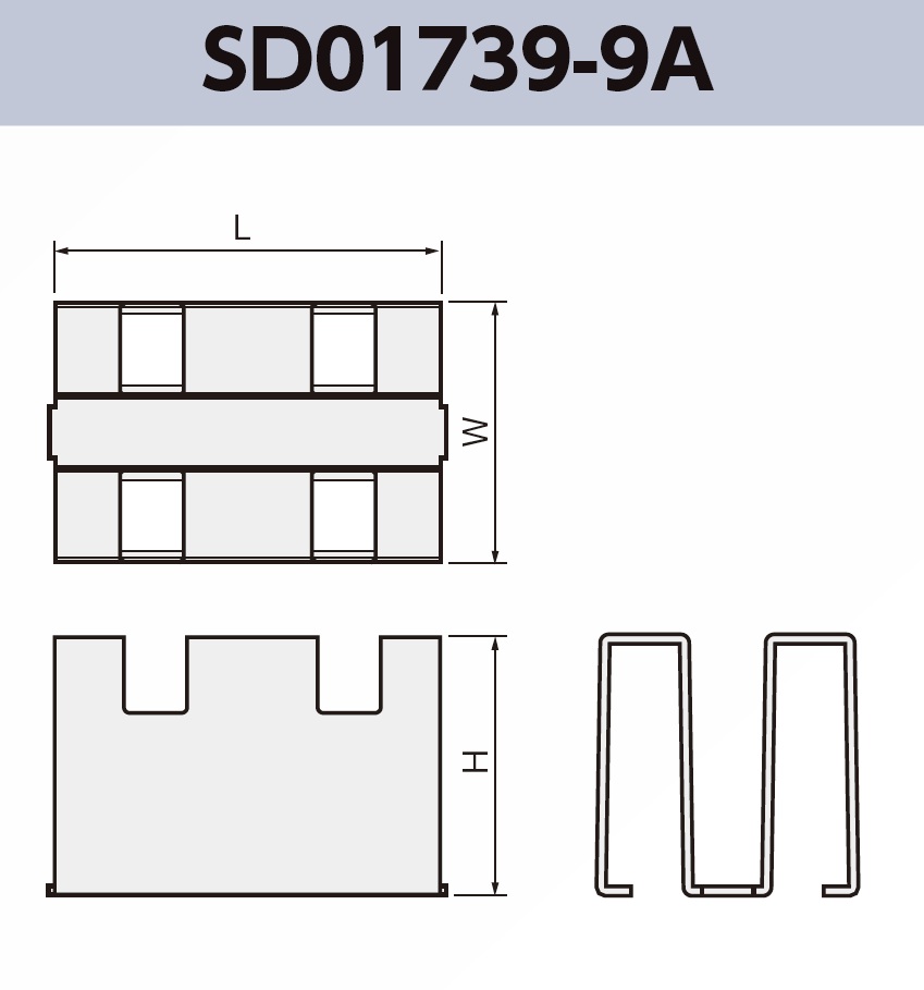 放熱端子 SD01739-9A 基板実装用 SMT対応 RoHS指令対応品