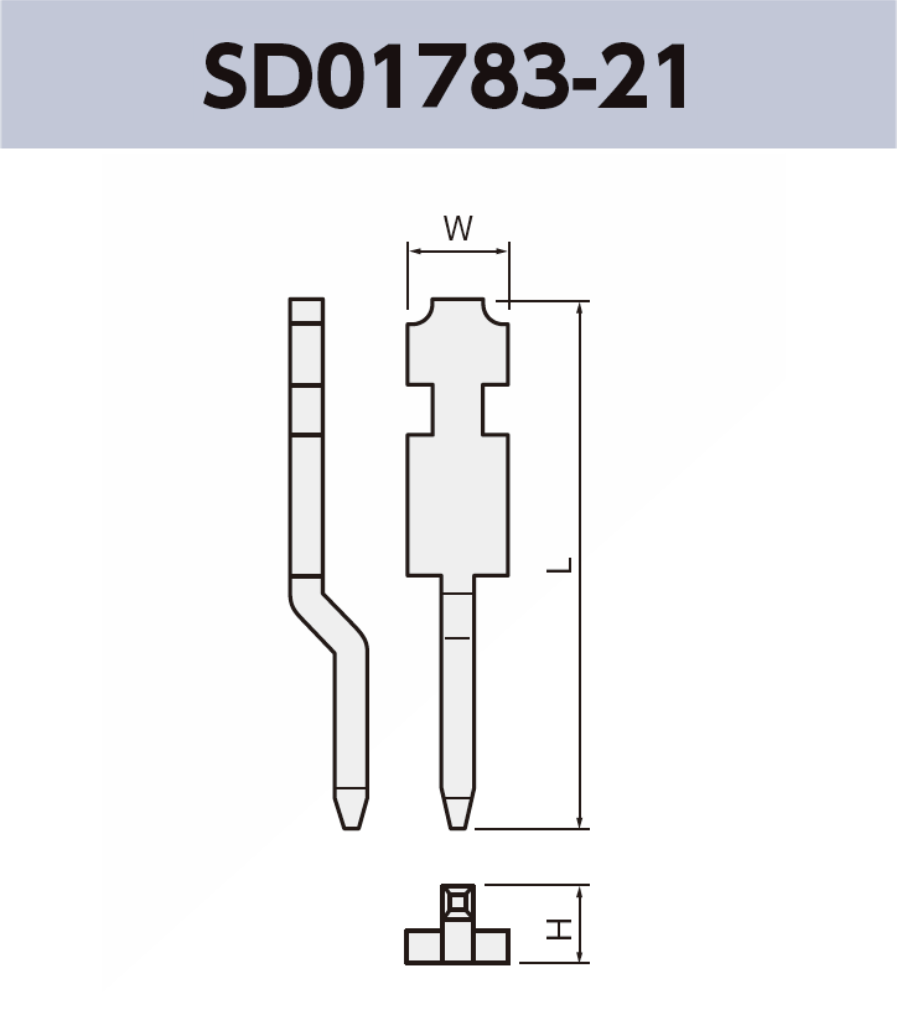 ピンヘッダー SD01783-21 基板実装用 SMT対応 RoHS指令対応品