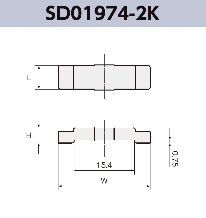 SMDバスバー SD01974-2K 基板実装用 SMT対応 RoHS指令対応品