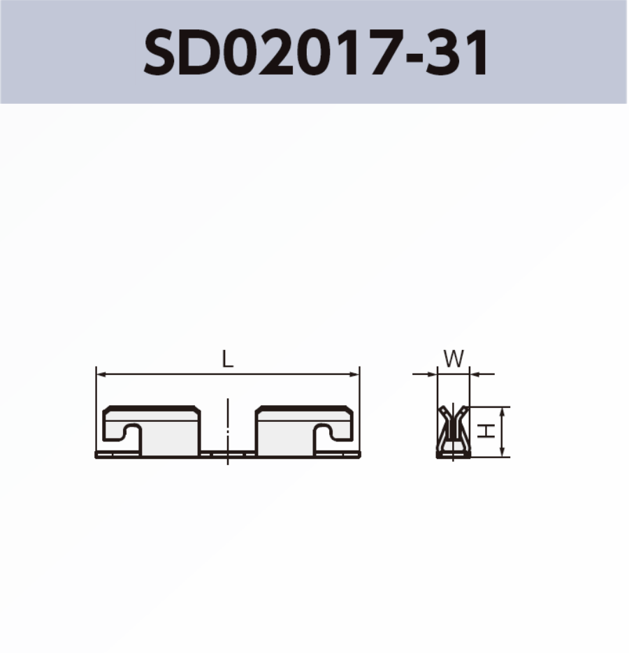 シールドクリップ SD02017-31 基板実装用 SMT対応 RoHS指令対応品