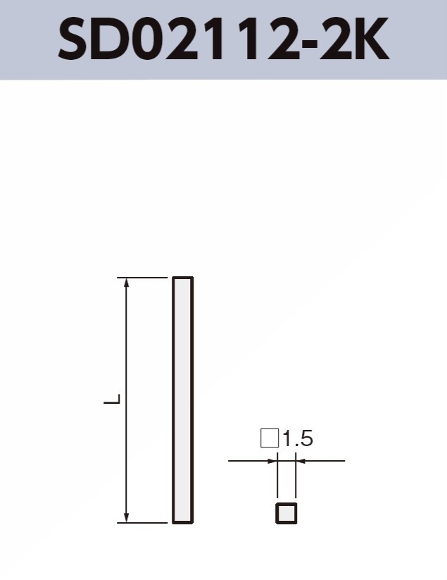 SMDバスバー SD02112-2K 基板実装用 SMT対応 RoHS指令対応品