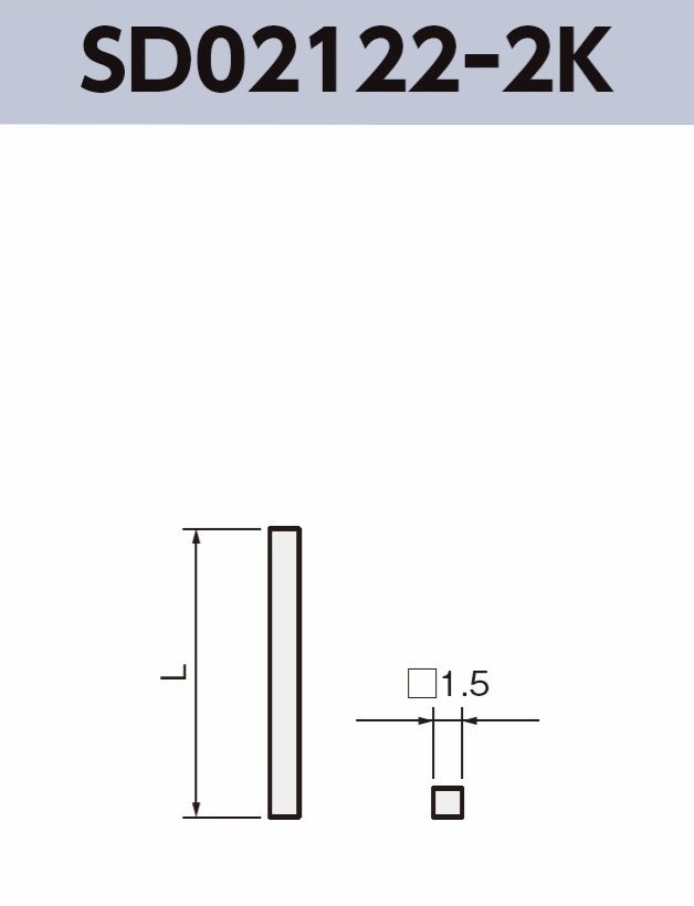 SMDバスバー SD02122-2K 基板実装用 SMT対応 RoHS指令対応品