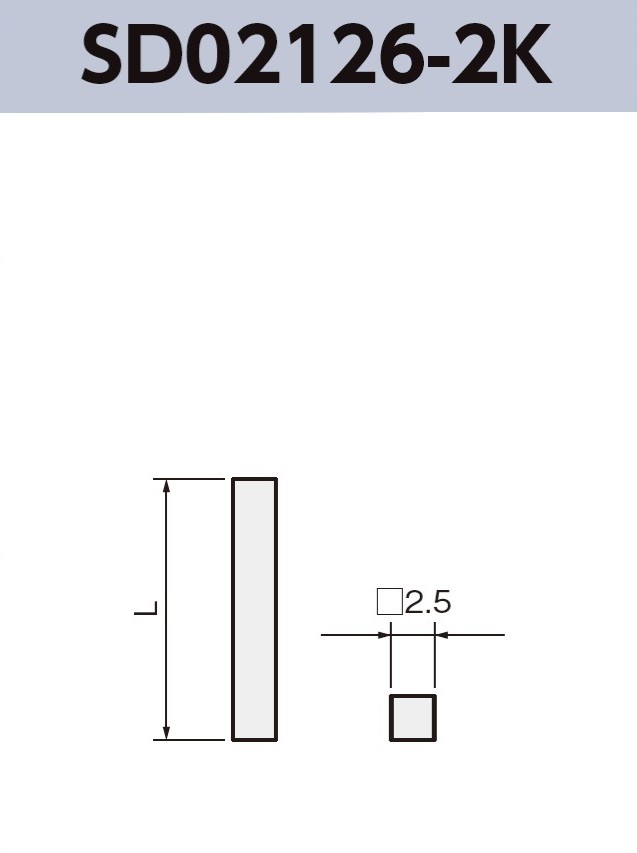 SMDバスバー SD02126-2K 基板実装用 SMT対応 RoHS指令対応品